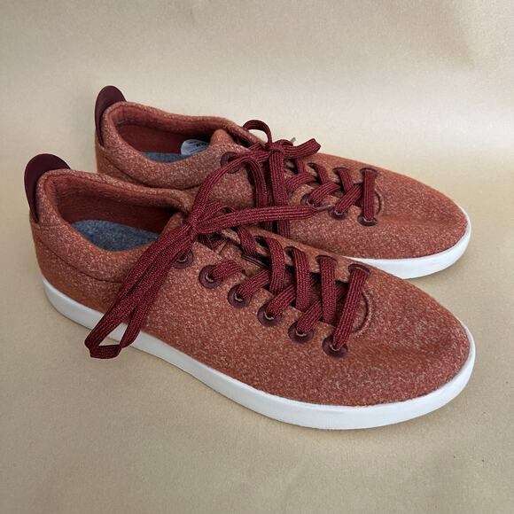 Allbirds, Wool Piper Sneaker, Rust Heather, Merino Wool, Women’s W10, Casual - Picture 2 of 11